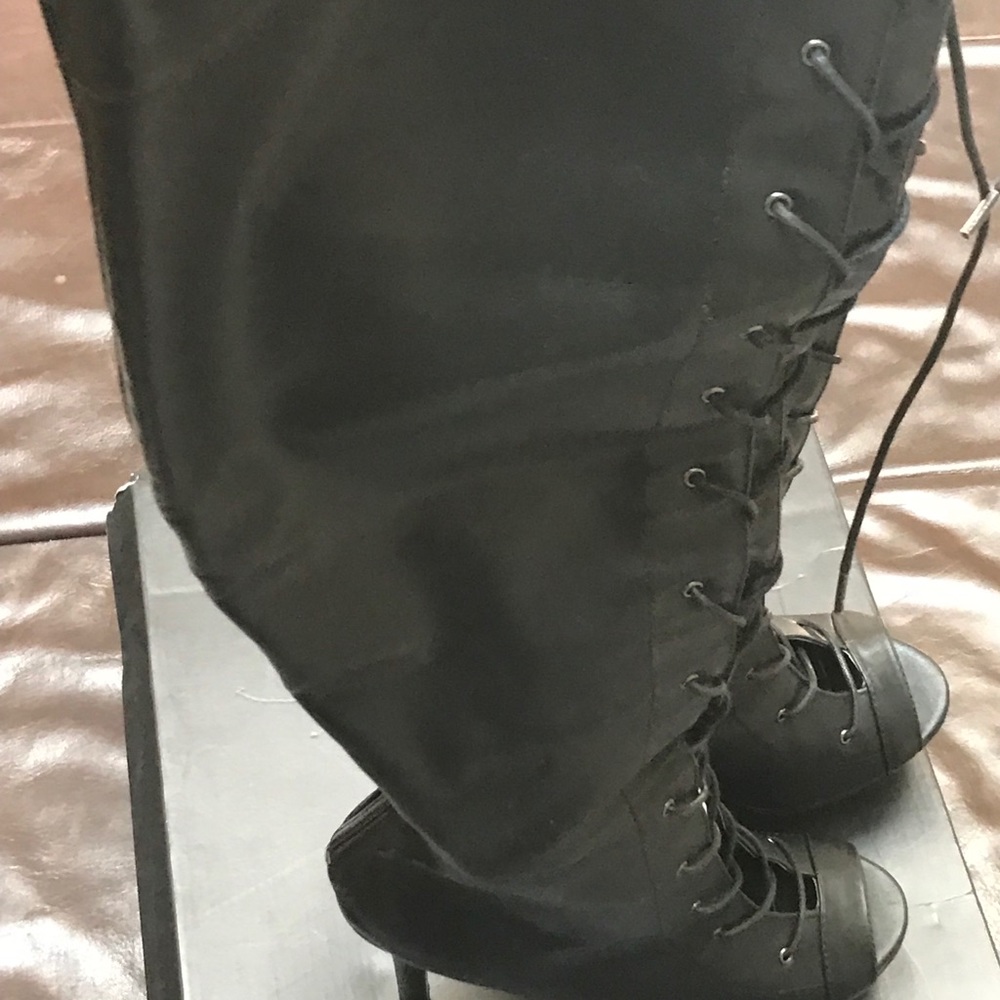 At the knee boots
